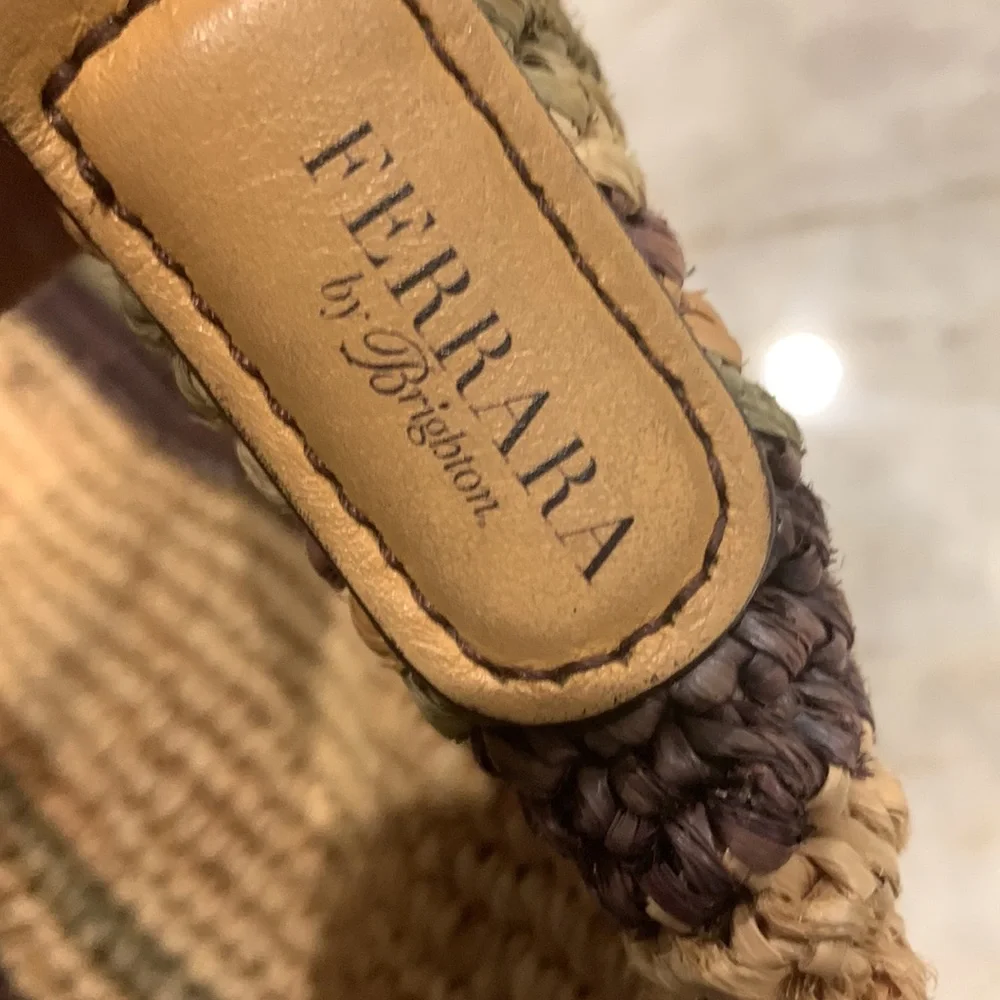 Brighton raffia Ferrara purse